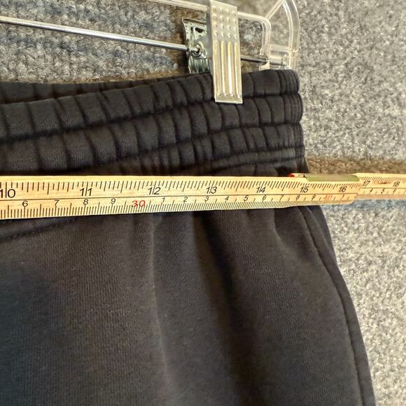 Nike Pants Mens Medium Black Joggers Stretch Casual Fleece Sweatpants Swoosh - Picture 6 of 10